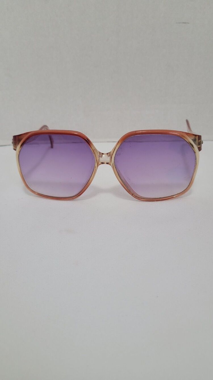 Oversized Square Brown Purple Gradient Lenses Women's Sunglasses Italy